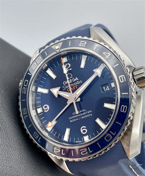 omega seamaster planet ocean blue gmt|omega seamaster planet ocean chronometer.